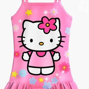 NWOT Hello Kitty Pink One Piece Kids Swimwear